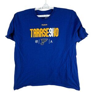 Reebok Tarasenko NHL St. Louis Blues T-Shirt Size XL Blue & Gold 100% Cotton